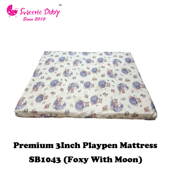 Sweetie Baby Premium 3inch Playpen Mattress With Zip - Image 3