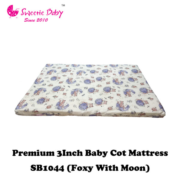 Sweetie Baby Premium 3inch Baby Cot Mattress With Zip - Image 3