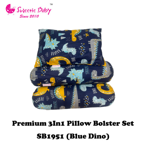 Sweetie Baby Premium 3in1 Pillow & Bolster Set