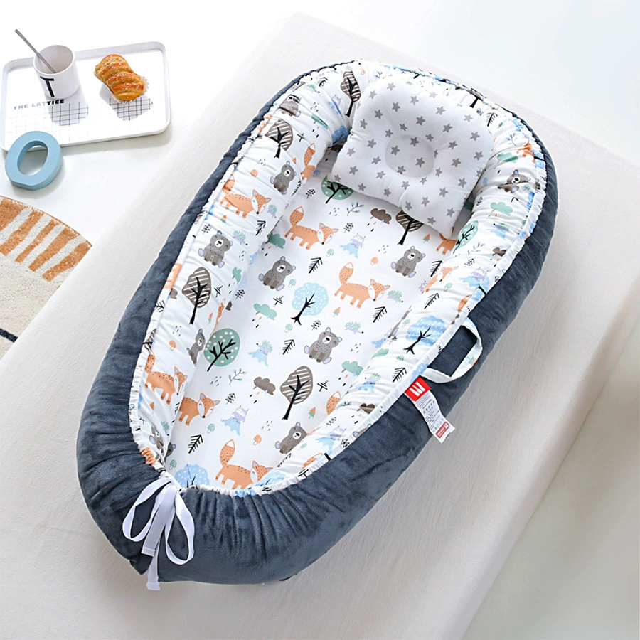 Sweetie Baby Fiber Baby Nest (100% Cotton & Velvet Side) - Image 3